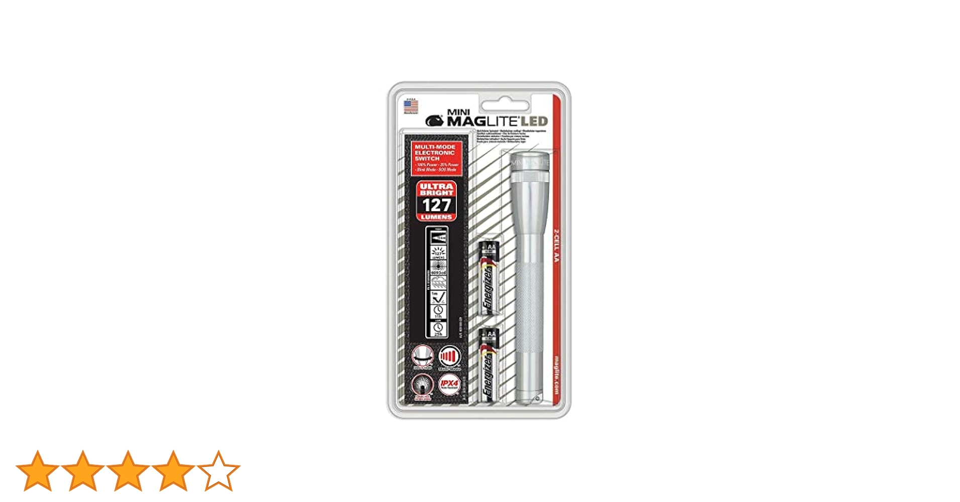 MAG-LITE(マグライト) ミニマグLED AA シルバー 単3電池 2本 SP2210H [並行輸入品] Amazon | MAG-LITE(マグライト) ミニマグLED AA シルバー 単3
